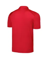 Men's adidas Red Fresno State Bulldogs Classic Aeroready Polo Shirt