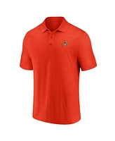 Men's Fanatics Orange Cleveland Browns Component Polo Shirt