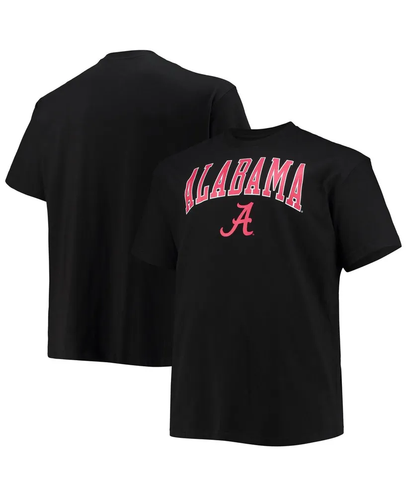 Men's Champion Crimson Alabama Crimson Tide Big and Tall Arch Over Wordmark T-shirt