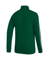 Men's adidas Green Minnesota Wild Raglan Full-Zip Track Jacket