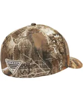 Men's and Women's Columbia Real tree Camo West Virginia Mountaineers Mossy Oak Bottomland Flex Hat