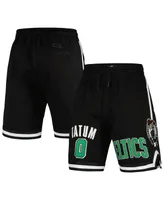 Men's Pro Standard Jayson Tatum Black Boston Celtics Player Name and Number Shorts