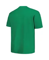 Men's Champion Green Distressed Oregon Ducks Big and Tall Football Helmet T-shirt