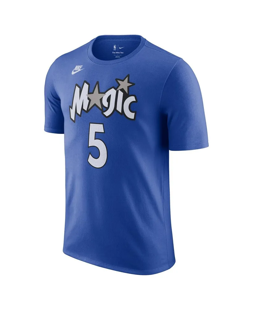 Men's Nike Paolo Banchero Blue Orlando Magic 2023/24 Classic Edition Name and Number T-shirt