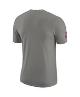 Men's Nike Charcoal Portland Trail Blazers 2023/24 City Edition Essential Warm up T-shirt