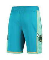 Men's Jordan Teal Charlotte Hornets 2023/24 City Edition Swingman Shorts