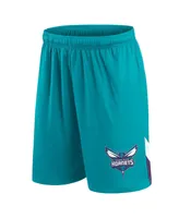 Men's Fanatics Teal Charlotte Hornets Slice Shorts