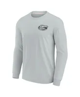 Men's and Women's Fanatics Signature Gray Florida Gators Super Soft Long Sleeve T-shirt