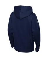 Big Boys Fanatics Navy St. Louis Blues Authentic Pro Pullover Hoodie