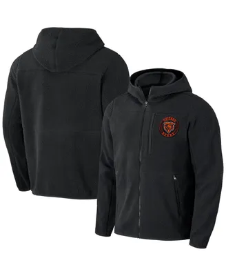 Men's Nfl x Darius Rucker Collection by Fanatics Black Chicago Bears Sherpa Full-Zip Hoodie