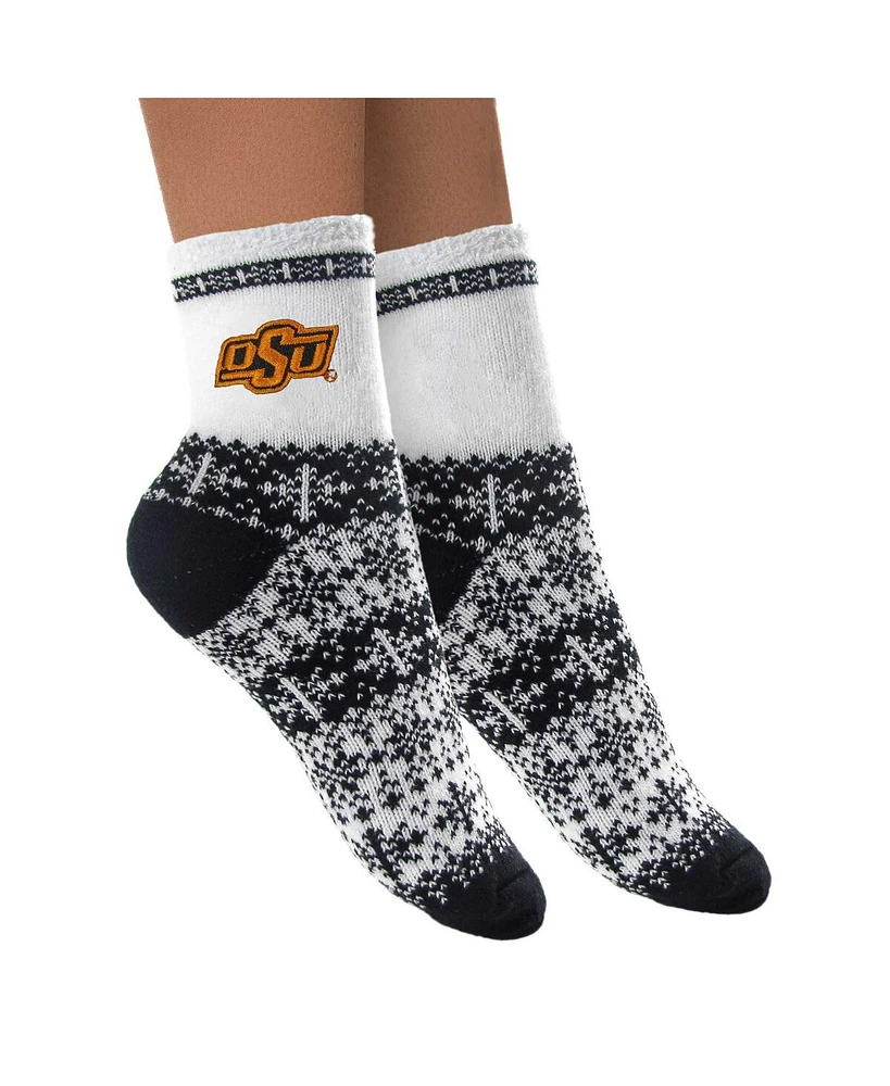 Women's ZooZatz Oklahoma State Cowboys Fuzzy Holiday Crew Socks