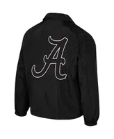 Men's and Women's The Wild Collective Black Alabama Crimson Tide Coaches Full-Snap Jacket