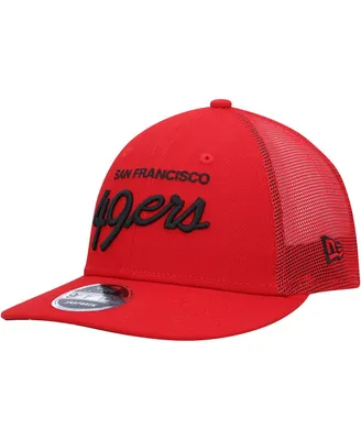 Men's New Era Scarlet San Francisco 49ers Black History Month 9FIFTY Snapback Hat