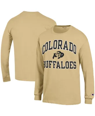 Men's Champion Gold Colorado Buffaloes High Motor Long Sleeve T-shirt