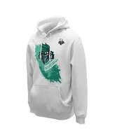 Men's and Women's Stadium Essentials White Distressed New York Liberty Splashed Pullover Hoodie