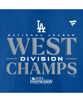 Big Boys Fanatics Royal Los Angeles Dodgers 2023 Nl West Division Champions Locker Room T-shirt