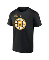 Men's Fanatics Bobby Orr Black Boston Bruins Centennial Authentic Stack Retired Player Name and Number T-shirt