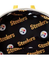Men's and Women's Loungefly Pittsburgh Steelers Sequin Mini Backpack