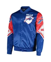 Men's Chalk Line Royal Buffalo Bills Fanimation Satin Full-Snap Jacket