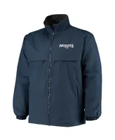 Men's Dunbrooke Navy New England Patriots Triumph Fleece Full-Zip Jacket