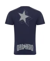 Men's and Women's Sportiqe Heather Navy Orlando Magic x Jefre 2023/24 City Edition Bingham T-shirt