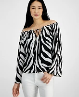 I.n.c. International Concepts Women's Off-The-Shoulder Blouse, Created for Macy's