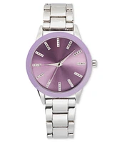 I.n.c. International Concepts Women's Silver-Tone Bracelet Watch 39mm, Created for Macy's