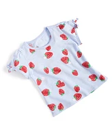 First Impressions Baby Girls Strawberry Garden T-Shirt, Created for Macy's