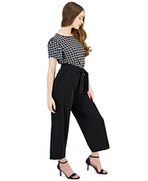 Ak Anne Klein Petite Tie-Front Pull-On Wide-Leg Pants