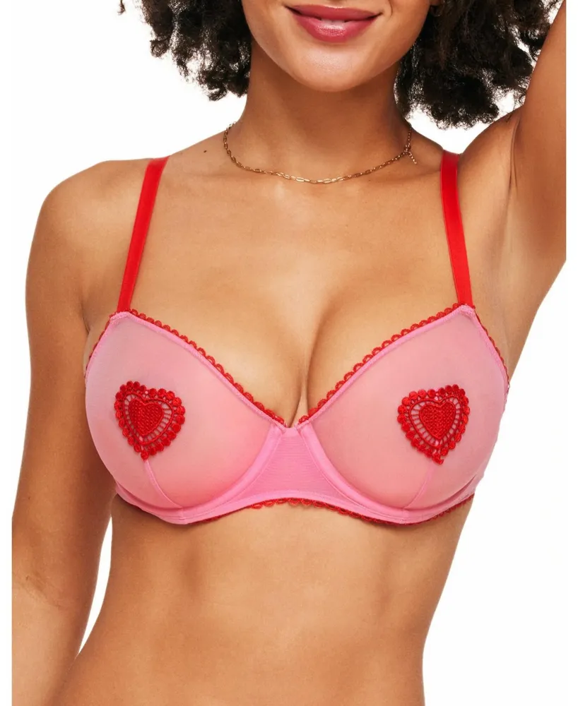 Pink Adore Me unlined lace bra - size 32DD