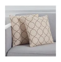 Safavieh Sophie 18" x 18" Pillow (Set of 2)