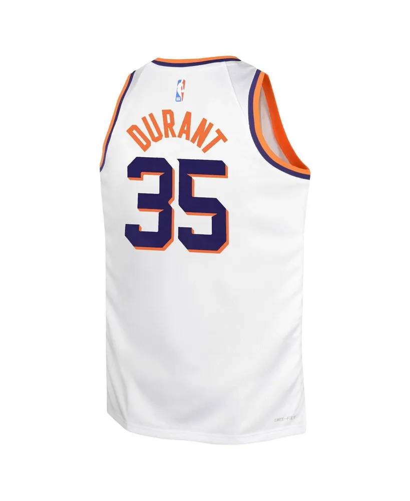 Big Boys Nike Kevin Durant White Phoenix Suns Swingman Jersey - Association Edition