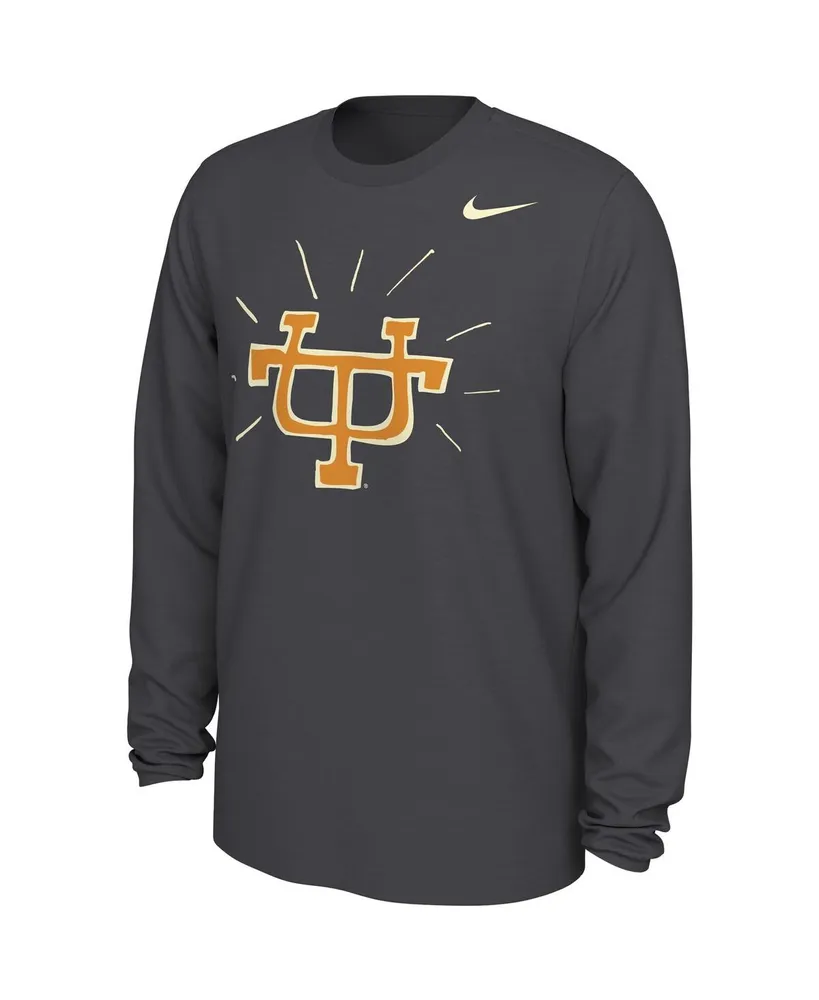 Men's Nike Anthracite Tennessee Volunteers Ut Smokey Long Sleeve T-shirt