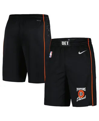 Men's Nike Black Detroit Pistons 2023/24 City Edition Swingman Shorts