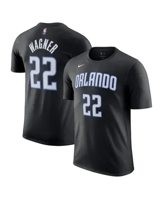 Men's Nike Franz Wagner Black Orlando Magic Icon 2022/23 Name and Number T-shirt