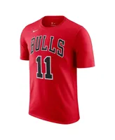 Men's Nike DeMar DeRozan Red Chicago Bulls Icon 2022/23 Name and Number T-shirt