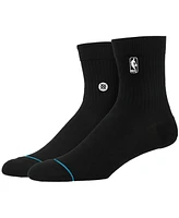 Men's Stance Nba Logoman Quarter-Length Socks