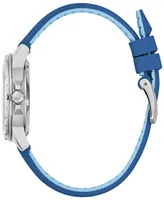 Bulova Women's Automatic Marine Star Blue Silicone Strap Watch 35mm