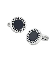 Sunburst Black Onyx Cufflinks