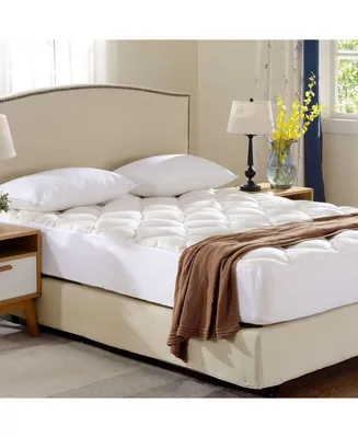 Cheer Collection Plush Rayon from Bamboo Mattress Topper