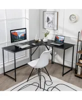 58''x 47'' L Shaped Corner Computer Desk Home Office Workstation