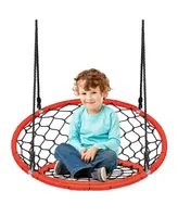 Spider Web Chair Swing w/ Adjustable Hanging Ropes Kids Play Equipment