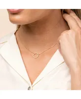Kayla Circle Pendant Necklace