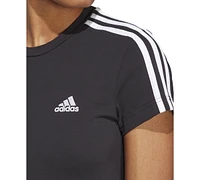 adidas Women's Essentials 3-Stripes T-Shirt Dress