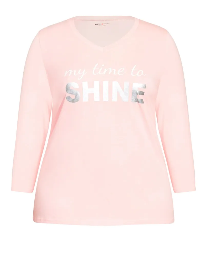 Plus Shine Sleep Top