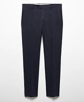 Mango Men's Slim Fit Cool Wool Dress Pants