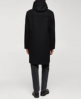 Mango Men's Wool Hooded Coat