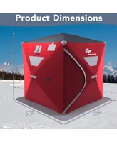 2-person Portable Ice Shelter Fishing Tent with Bag