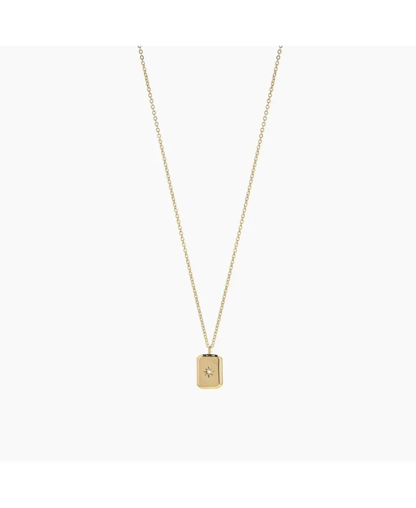 Sol Rectangular Pendant Necklace