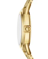 Tory Burch Women's The Miller Gold-Tone Stainless Steel Bracelet Watch 34mm